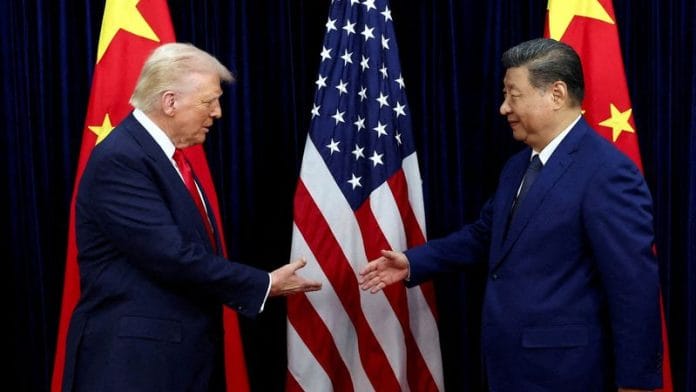 US President Donald Trump with Chinese President Xi Jinping | Photo: Reuters