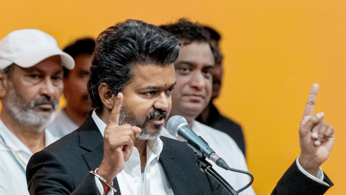 TVK chief and Tamil Nadu CM C Joseph Vijay has slammed the previous DMK government for its fiscal decisions | PTI