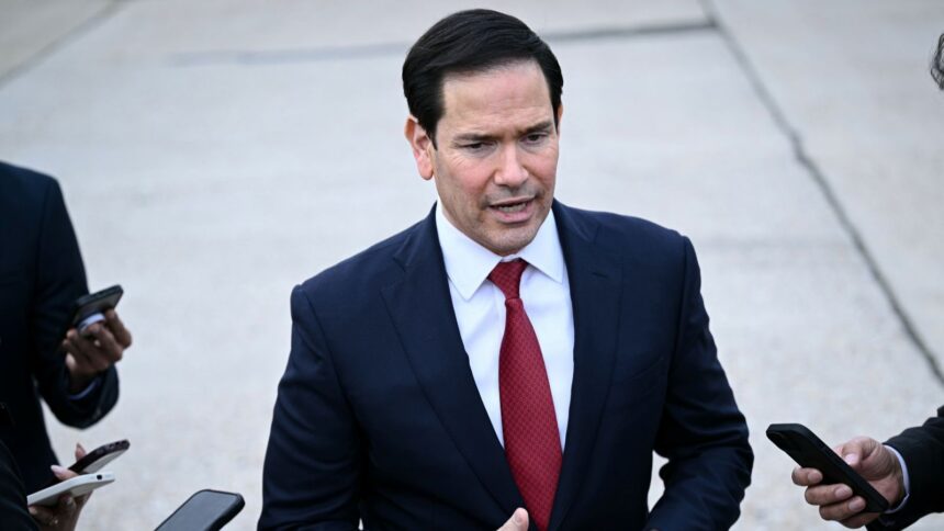 US Secretary of State Marco Rubi