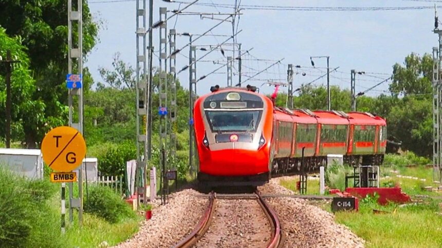 Indian Railways has upgraded the Jodhpur-Delhi Vande Bharat Express from its earlier configuration to a 20-coach train amid rising passenger demand. (Image: Ministry of Railways)