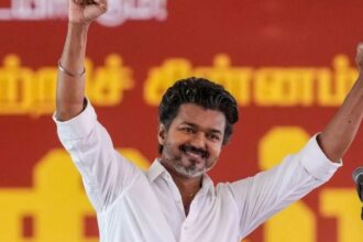 C Joseph Vijay is set to take oath as Tamil Nadu Chief Minister in Chennai, with the Governor approving a new Cabinet after TVK secured majority support.
