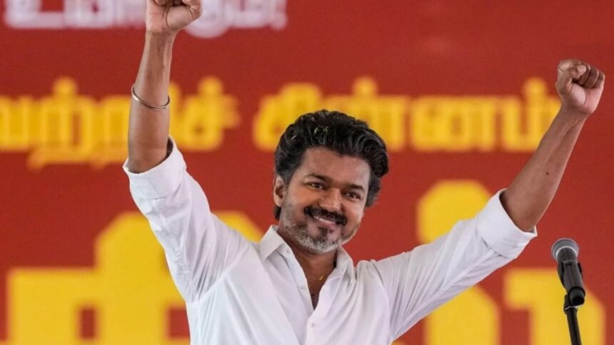 C Joseph Vijay is set to take oath as Tamil Nadu Chief Minister in Chennai, with the Governor approving a new Cabinet after TVK secured majority support.