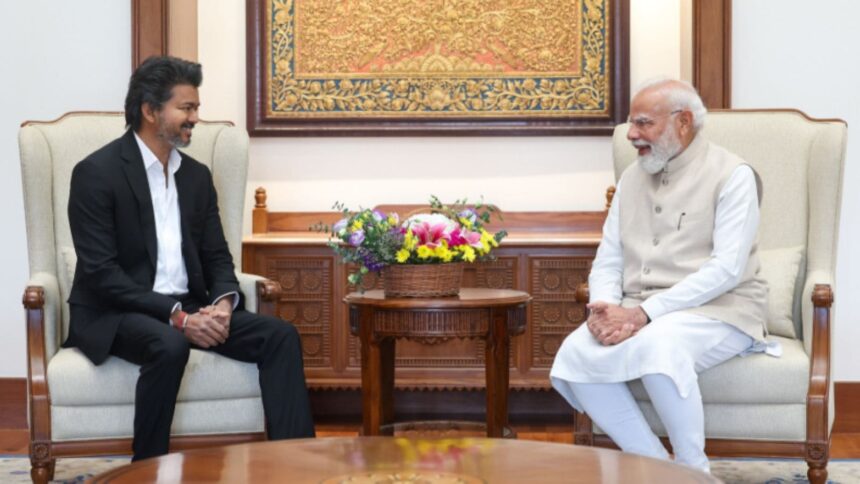 Tamil Nadu CM C Joseph Vijay meets PM Modi in Delhi