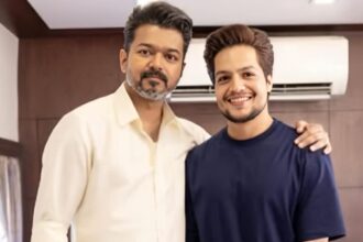 Jagadish Awasthi with Vijay