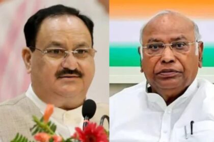 J P Nadda Mallkarjun Kharge