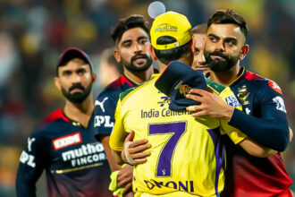 Ms Dhoni and Virat Kohli