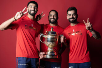 Virat Kohli, Devdutt Padikkal & Rajat Patidar