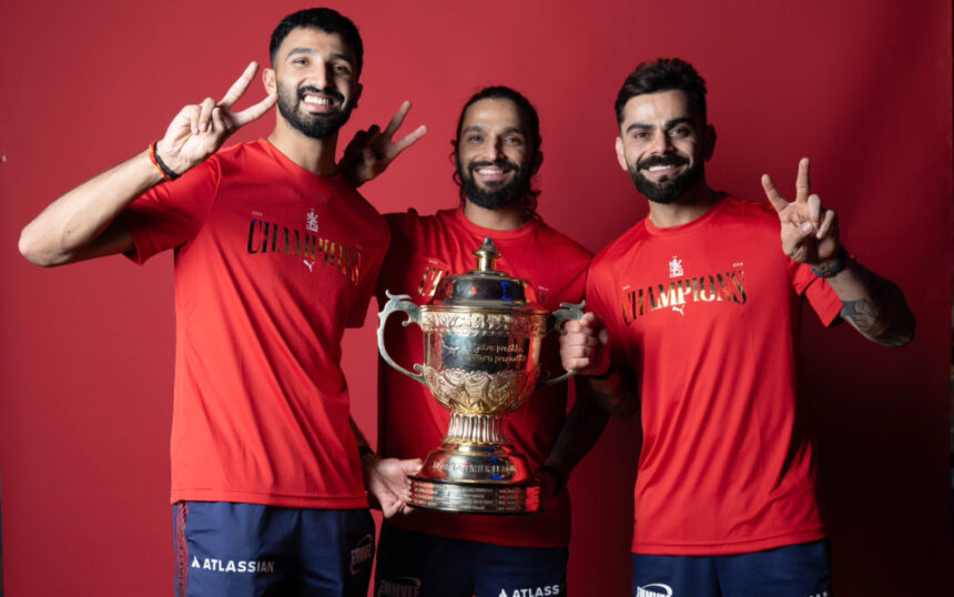 Virat Kohli, Devdutt Padikkal & Rajat Patidar