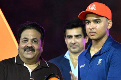 Rajeev Shukla and Vaibhav Sooryavanshi
