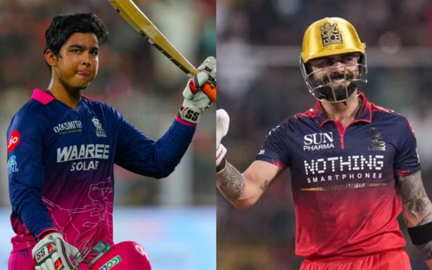 Vaibhav Sooryavanshi and Virat Kohli.