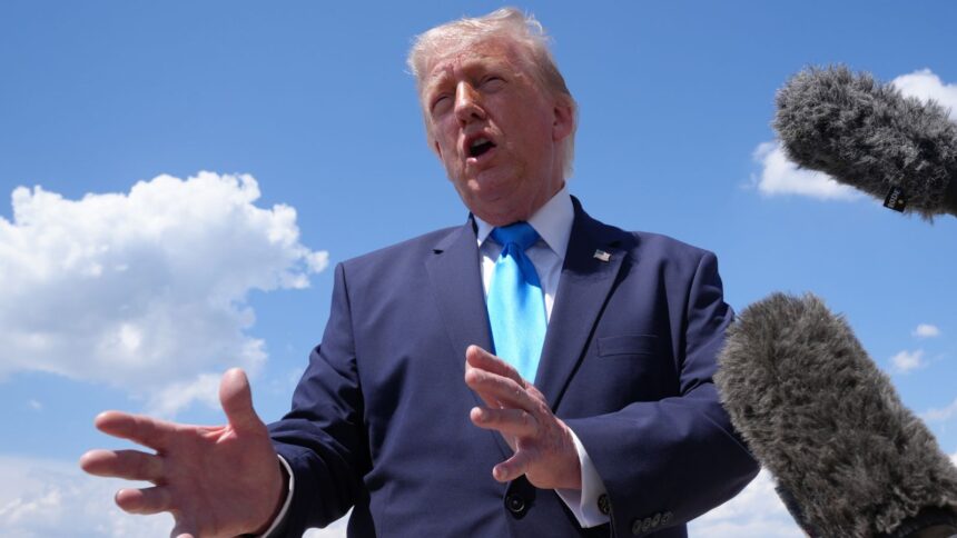 US President Donald Trump said Washington plans to retrieve and destroy Iran’s enriched uranium after the conflict