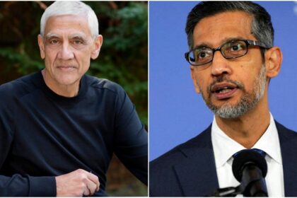 vinod khosla and sundar pichai