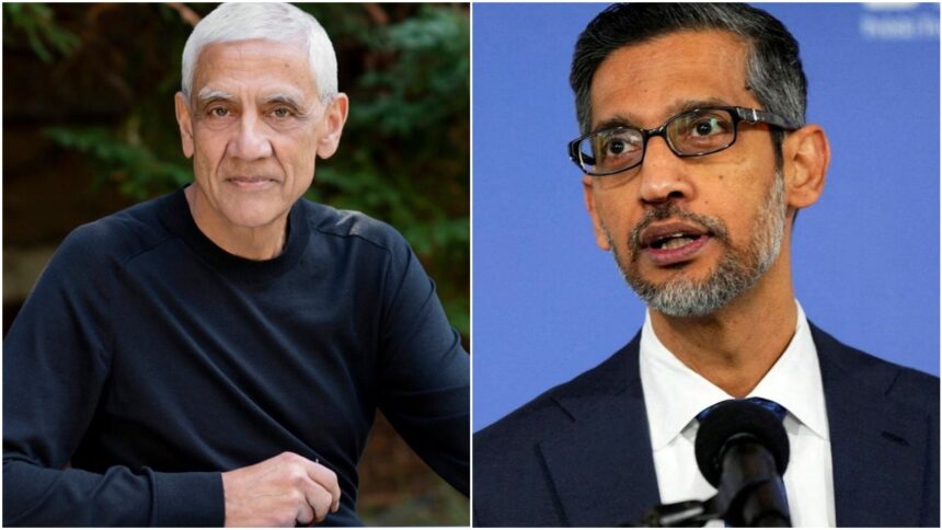 vinod khosla and sundar pichai