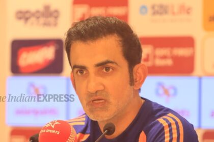 Gambhir said that Sudharsan deserved a longer rope, citing the fact that he also had a sensational season in the 2026 Indian Premier League (IPL). (Express Photo by Kamleshwar Singh)