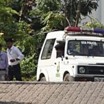 Police said the student was summoned to the police station as per protocol and issued a notice, after which he was allowed to leave.