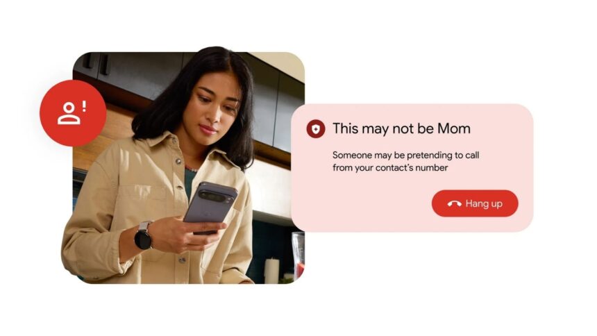 If a caller claims to be someone from your contacts but the verification signal is missing, Android checks with the actual contact's device to confirm whether they are making a call. (Image: Google)