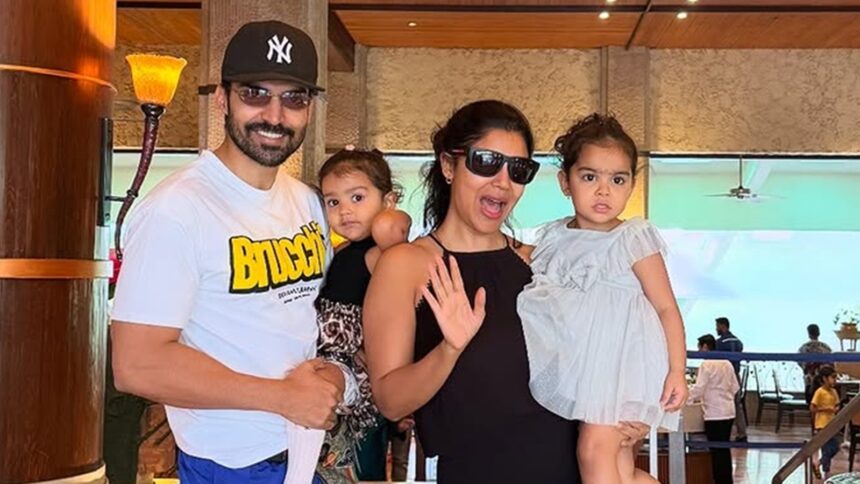 Gurmeet, Debinna and their children