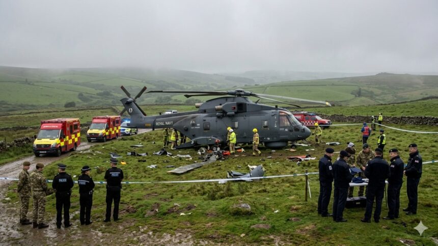 uk navy helicopter crash