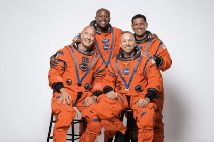 Nasa’s Randy Bresnik, Frank Rubio, and Andrew Douglas, along with European Space Agency astronaut Luca Parmitano, have been selected for the Artemis III mission. (Image: X/ Thomas Pesquet)