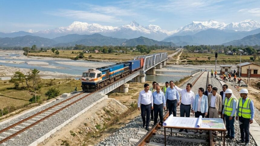 India, Nepal hold talks on railway connectivity, Janakpur-Ayodhya train operations (Image generated using AI)