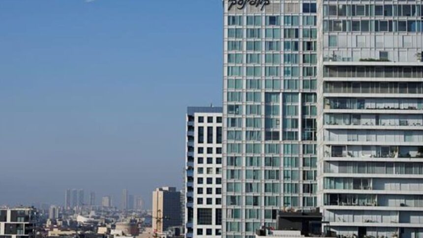 Israel's Iron Dome air defense system fires to intercept missiles launched from Iran over central Israel. (AP Photo)