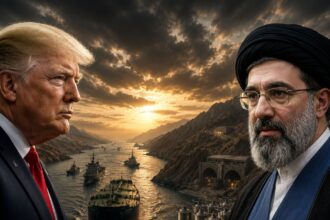 US President Donald Trump and Iran’s Supreme Leader Mojtaba Khamenei. (AI-generated image)
