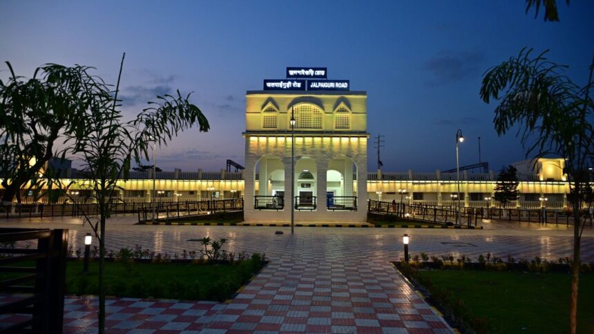 Makeover of Jalpaiguri Road railway station (Image: NFR)