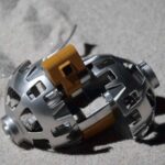 The rover, which resembles the BB-8 droid from Star Wars, can transform from a spherical shape into a small wheeled vehicle. (Image: JAXA)