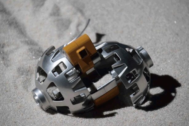 The rover, which resembles the BB-8 droid from Star Wars, can transform from a spherical shape into a small wheeled vehicle. (Image: JAXA)
