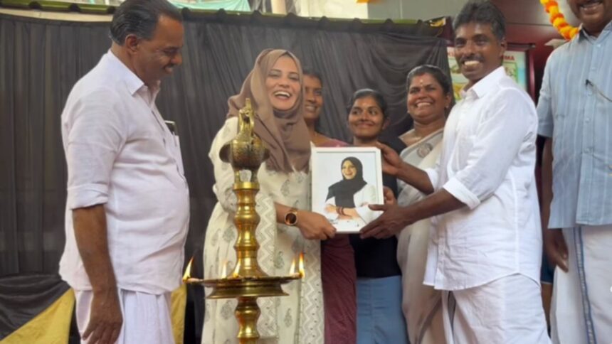 IUML’s first woman MLA, Fathima Thahiliya, faces backlash from Muslim clerics for lighting a traditional oil lamp at a restaurant opening.