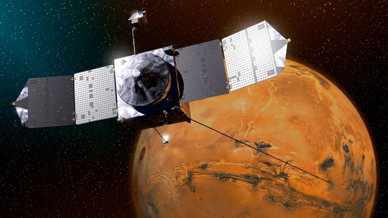 After more than 11 years studying Mars, NASA has declared the MAVEN spacecraft unrecoverable following a mysterious loss of contact, bringing one of the agency's most successful Mars missions to an end. (Image: Nasa )