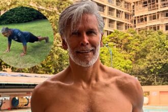 Milind Soman 50 pushups