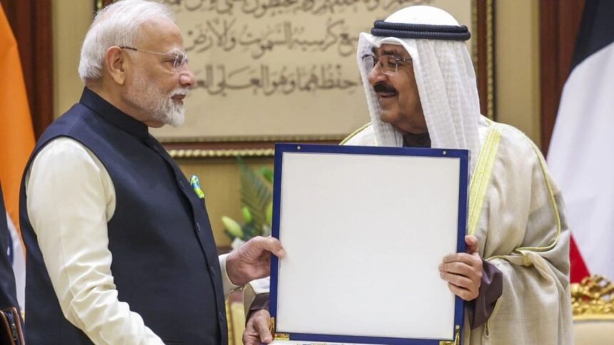PM Modi Kuwait Amir West Asia tensions