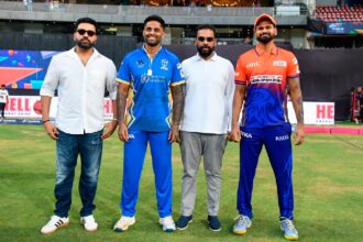 Rohit sharma with Suryakumar Yadav and Shreyas Iyer ahead of a T20 Mumbai league fixture on Saturday. (MCA)