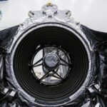 Before launch, the telescope will be enclosed inside a protective payload fairing designed to shield it during ascent through Earth’s atmosphere. (Image: Nasa)