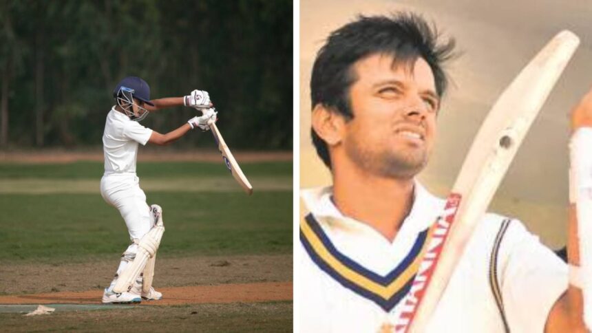 Rahul Dravid's younger son, Anvay, scored his maiden Vijay Merchant Trophy century for Karnataka in December. (Instagram/File)