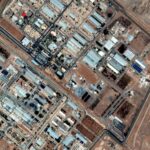 This satellite image provided by Maxar Technologies shows the Isfahan enrichment facility in Iran after being hit by Israeli airstrikes, on Saturday, June 14, 2025. (Maxar Technologies via AP)