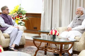 Omar also discussed several key issues with the Prime Minister, including J&K's economy, development and public welfare, and urged him to support efforts to “accelerate” economic growth and connectivity.