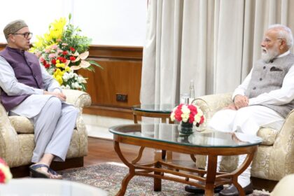 Omar also discussed several key issues with the Prime Minister, including J&K's economy, development and public welfare, and urged him to support efforts to “accelerate” economic growth and connectivity.
