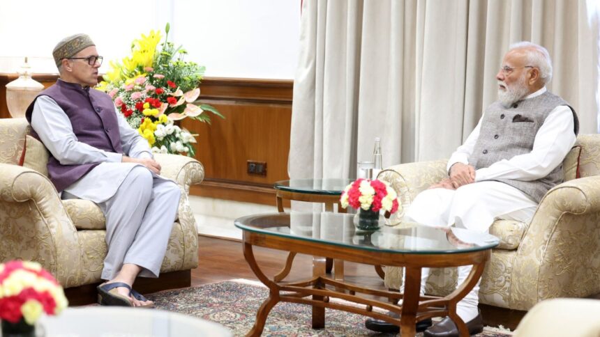 Omar also discussed several key issues with the Prime Minister, including J&K's economy, development and public welfare, and urged him to support efforts to “accelerate” economic growth and connectivity.