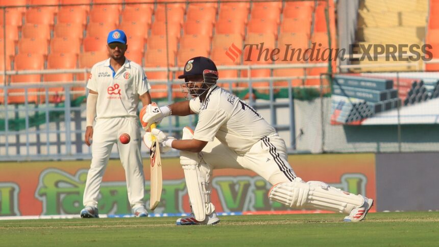 Ashwin said Pant's tendency to get out after making starts remains a concern despite his exceptional talent. (Express Photo by Kamleshwar Singh)