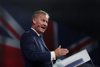 UK MP Rupert Lowe. (Reuters file)