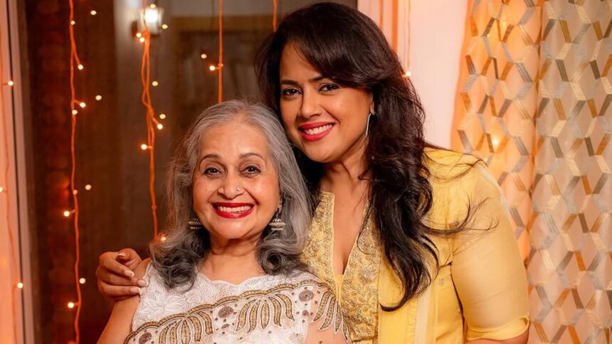 Sameera Reddy and MIL Manjri Varde