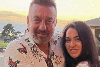 Sanjay Dutt with daughter Trishala Dutt