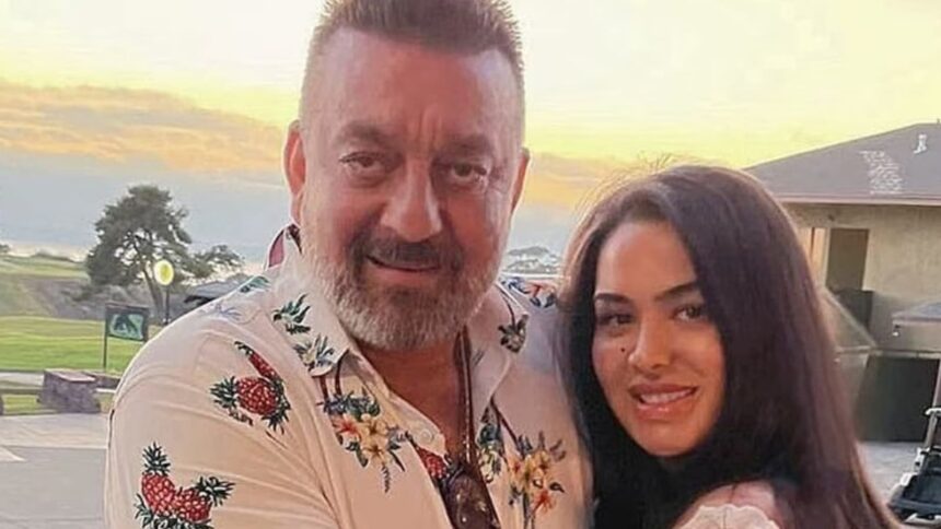 Sanjay Dutt with daughter Trishala Dutt