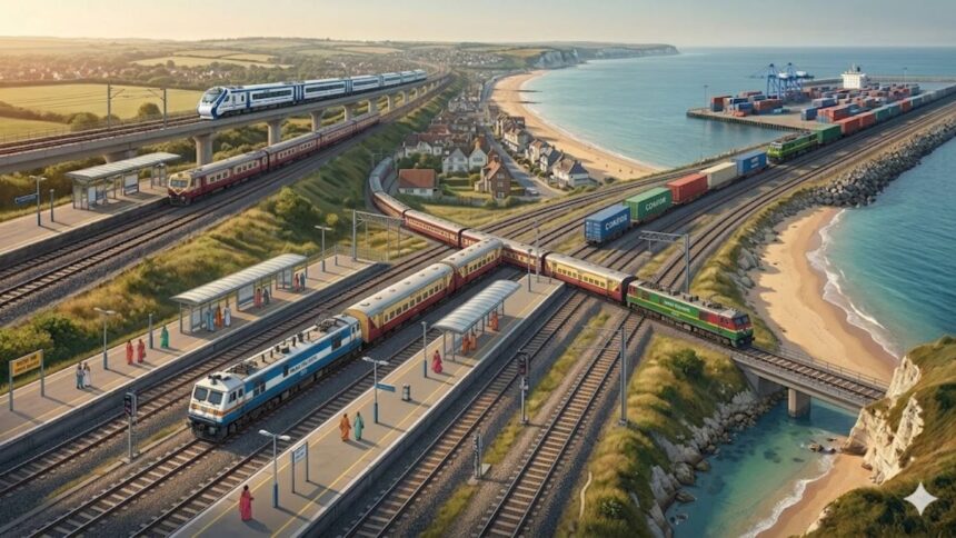 South Coast Railway starts operations: Major routes, divisions and passenger benefits explained (Image generated using AI)