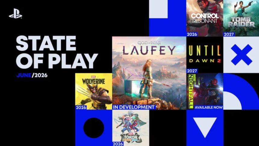 Sony unveiled major PS5 titles, including God of War Laufey and Marvel’s Wolverine, during its June 2026 State of Play showcase. (Image: PlayStation)