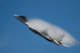 Sukhoi Su-57 jet fighter performs during International military-technical forum "Army-2020" at Kubinka airbase in Moscow Region, Russia August 25, 2020. REUTERS