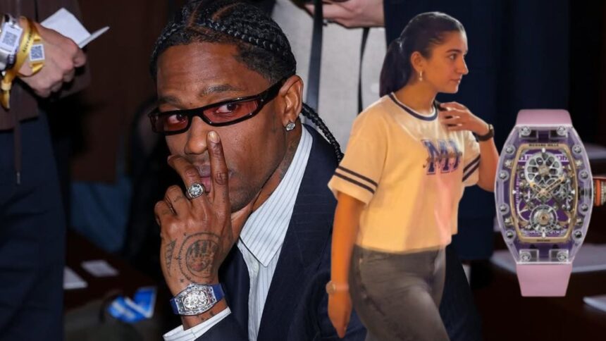Travis Scott Radhika Merchant watch