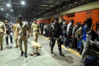 Four passengers, including children, were killed after jumping from a train in Morena due to a false fire rumor and being struck by an oncoming train on Sunday. (Representative Image)